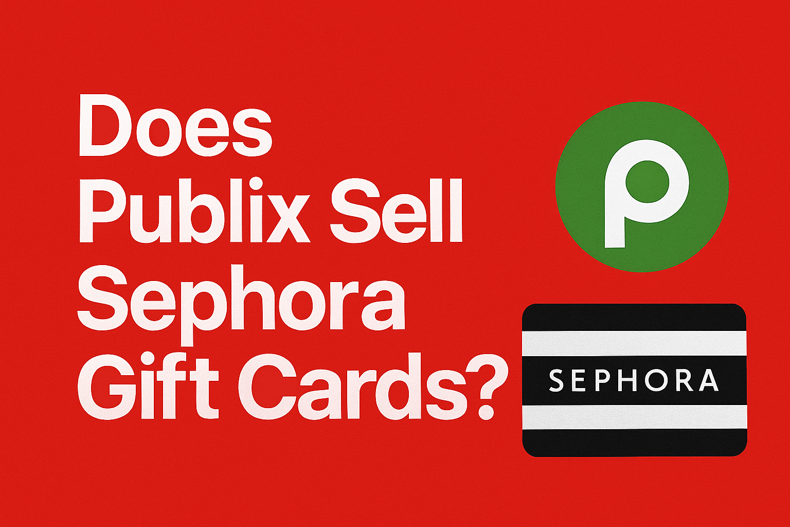 Does Publix Sell Sephora Gift Cards?